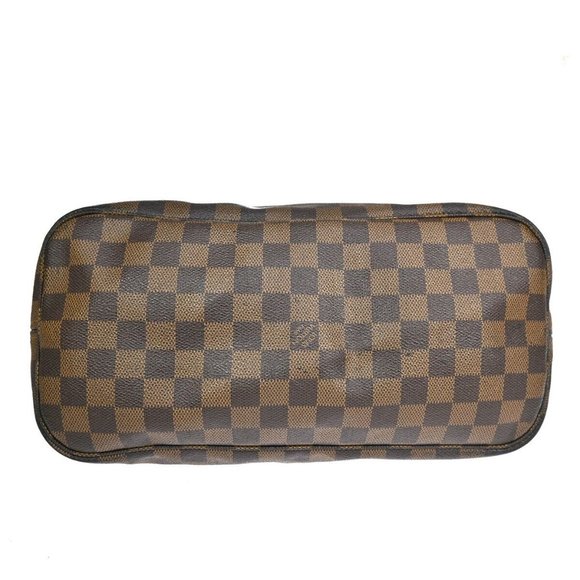 LOUIS VUITTON Neverfull MM Shoulder Bag Damier Ebene Leather - Picture 6 of 15